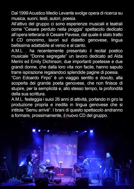 Acustico Medio Levante si presenta... - Acustico Medio Levante